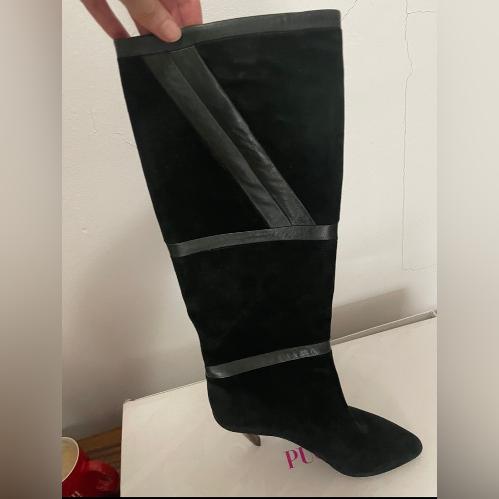 NWB Green suede/leather Pucci boots